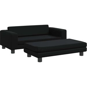 MaisonChic Haustierbett mit Erweiterung - Schwarz - Großes Hundesofa MaisonChic Haustierbett mit Erweiterung - Schwarz - Großes Hundesofa