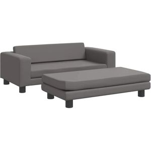 vidaXL Hundebett mit Erweiterung - Grau - Kleines Sofa vidaXL Hundebett mit Erweiterung - Grau - Kleines Sofa