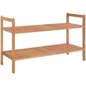 vidaXL Walnut Shoe Rack - Shoes Storage - Wood Furniture vidaXL Walnut Shoe Rack - Shoes Storage - Wood Furniture