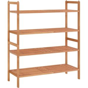 vidaXL Walnut Shoe Rack - 2 pcs 69x27x41 cm - Durable Wooden Storage vidaXL Walnut Shoe Rack - 2 pcs 69x27x41 cm - Durable Wooden Storage