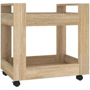 vidaxl Carrello Scrivania Sonoma oak - Cart on wheels vidaxl Carrello Scrivania Sonoma oak - Cart on wheels