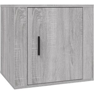 vidaXL Bedside Cabinet Grey Sonoma 50x39x47 cm - Bedside Cabinet vidaXL Bedside Cabinet Grey Sonoma 50x39x47 cm - Bedside Cabinet