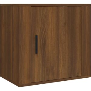 vidaXL Brunt eg træ vægmonteret natbord - Natbord vidaXL Brunt eg træ vægmonteret natbord - Natbord