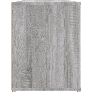 vidaXL Grey Sonoma Engineered Wood Shoe Rack 100x35x45 cm - Shoe Storage vidaXL Grey Sonoma Engineered Wood Shoe Rack 100x35x45 cm - Shoe Storage