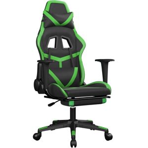 VidaXL 3143679 Gaming-Stuhl - Verstellbarer Grüner Schwarzer Sitz VidaXL 3143679 Gaming-Stuhl - Verstellbarer Grüner Schwarzer Sitz