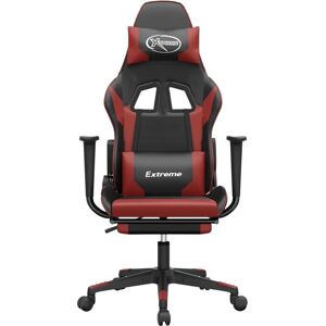 vidaXL Gaming-Stuhl mit verstellbarer Rückenlehne und Fußstütze - Gaming-Stuhl vidaXL Gaming-Stuhl mit verstellbarer Rückenlehne und Fußstütze - Gaming-Stuhl