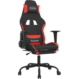 Scaun de Gaming Maisonchic VIDAXL cu Picioare - Negru/roșu - Scaun de Gaming Scaun de Gaming Maisonchic VIDAXL cu Picioare - Negru/roșu - Scaun de Gaming
