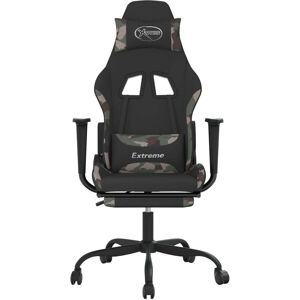 VidaXL - VidaXL434509 - Schwarze Tarnung - Fußstütze - Gaming-Stuhl VidaXL - VidaXL434509 - Schwarze Tarnung - Fußstütze - Gaming-Stuhl