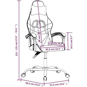 VidaXL 3143846 Gaming-Stuhl - Verstellbar & Langlebig VidaXL 3143846 Gaming-Stuhl - Verstellbar & Langlebig