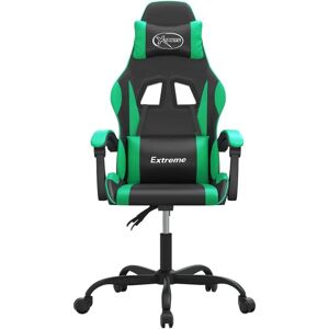 vidaXL Gaming-Stuhl - Schwarz und Grün Kunstleder vidaXL Gaming-Stuhl - Schwarz und Grün Kunstleder