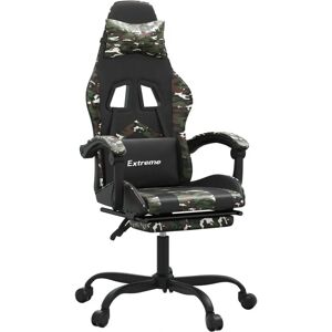 vidaXL Gaming-Stuhl - Verstellbare Rückenlehne und Fußstütze - Langlebiges Kunstleder vidaXL Gaming-Stuhl - Verstellbare Rückenlehne und Fußstütze - Langlebiges Kunstleder