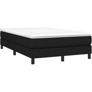 vidaXL Lit boxspring Noir - 120x200 cm - Structure de lit - Publicité vidaXL Lit boxspring Noir - 120x200 cm - Structure de lit - Publicité