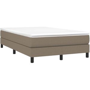 vidaXL Taupe Boxspring Bed - Bedframe vidaXL Taupe Boxspring Bed - Bedframe
