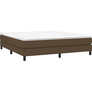 vidaXL Boxspringbett - Stützfüße, Sperrholzlatten, Braun - Bettgestell vidaXL Boxspringbett - Stützfüße, Sperrholzlatten, Braun - Bettgestell