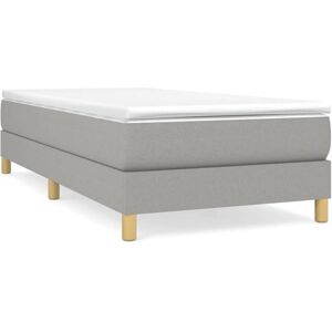 VidaXL 3120566 Hellgraues Stoffbettgestell - Bettgestell VidaXL 3120566 Hellgraues Stoffbettgestell - Bettgestell