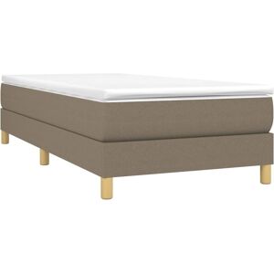 vidaXL - Estructura de Cama box spring adulto tela gris taupe - Bedframe vidaXL - Estructura de Cama box spring adulto tela gris taupe - Bedframe