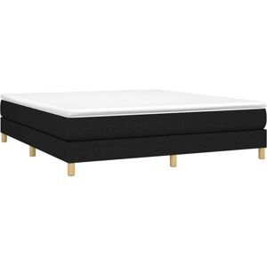 vidaXL Schwarzes Sperrholz Lattenbett 160x200 cm vidaXL Schwarzes Sperrholz Lattenbett 160x200 cm
