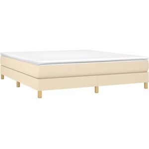 Maisonchic Cadre de lit - Crème - 160x200 cm - Lit - Publicité Maisonchic Cadre de lit - Crème - 160x200 cm - Lit - Publicité