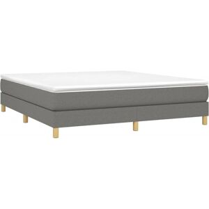 Struttura Letto in Multistrato Grigio Scuro 180x200cm vidaXL Struttura Letto in Multistrato Grigio Scuro 180x200cm vidaXL