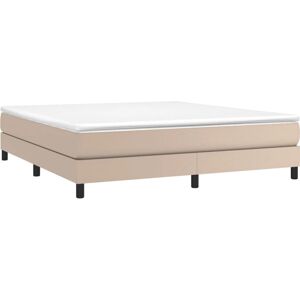 vidaXL Bedframe Cappuccino 180x200 cm - Modern & Duurzaam vidaXL Bedframe Cappuccino 180x200 cm - Modern & Duurzaam