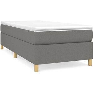 Struttura letto VidaXL - Multistrato, Supporto Stabile, Grigio Scuro Struttura letto VidaXL - Multistrato, Supporto Stabile, Grigio Scuro