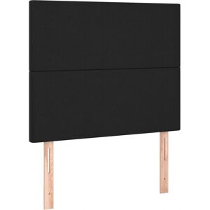 Tête de lit VidaXL - Noir - Hauteur réglable - Tête de lit Tête de lit VidaXL - Noir - Hauteur réglable - Tête de lit