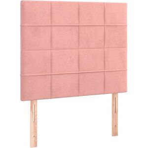 MAISONCHIC 2 unidades Cabeceros moderno de terciopelo rosa 90x5x78/88 cm vidaXL - Cabeceros - Publicité MAISONCHIC 2 unidades Cabeceros moderno de terciopelo rosa 90x5x78/88 cm vidaXL - Cabeceros - Publicité