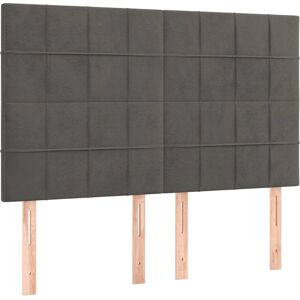 Tête de lit vidaXL - Gris foncé - Design classique élégant Tête de lit vidaXL - Gris foncé - Design classique élégant