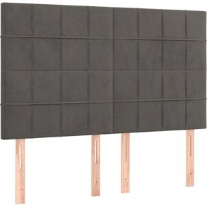 vidaXL Kopfteil - Dunkelgrau - Elegantes Klassikdesign vidaXL Kopfteil - Dunkelgrau - Elegantes Klassikdesign