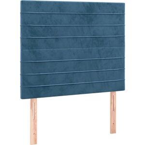 VidaXL Tête de lit Bleu Foncé - Tête de lit - Publicité VidaXL Tête de lit Bleu Foncé - Tête de lit - Publicité