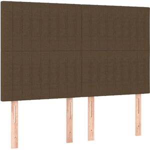 vidaXL 4 stk. Mørk Brun Hovedgærder vidaXL 4 stk. Mørk Brun Hovedgærder