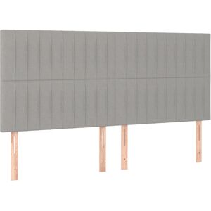 vidaXL Tête de lit Gris clair - Tête de lit - Publicité vidaXL Tête de lit Gris clair - Tête de lit - Publicité