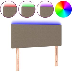Tête de lit LED Taupe - Support Moderne et Ajustable - Publicité Tête de lit LED Taupe - Support Moderne et Ajustable - Publicité