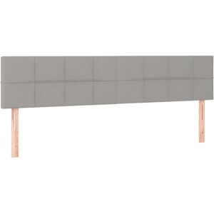 vidaXL Hoofdbord met LED - Grijs - Hoofdbord met LED - Hoofdbord met LED vidaXL Hoofdbord met LED - Grijs - Hoofdbord met LED - Hoofdbord met LED