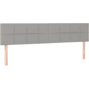 Tête de lit LED Maison Chic - Réglable, Gris, 180x5x78/88 cm Tête de lit LED Maison Chic - Réglable, Gris, 180x5x78/88 cm