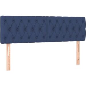 MAISONCHIC LED-Kopfteil - Verstellbares Blaues Textilkopfteil mit Bunten Lichtern MAISONCHIC LED-Kopfteil - Verstellbares Blaues Textilkopfteil mit Bunten Lichtern