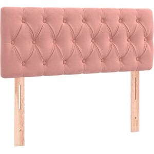 vidaXL Rosa Samt LED-Kopfteil - Kopfteil vidaXL Rosa Samt LED-Kopfteil - Kopfteil