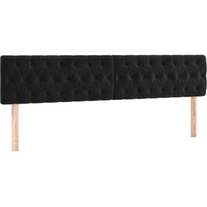 Vidaxl Sort velour LED-sengestel - Sengestel Vidaxl Sort velour LED-sengestel - Sengestel