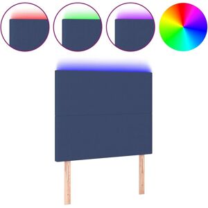 vidaXL Hovedgærde med LED - Blå - Justerbar højde vidaXL Hovedgærde med LED - Blå - Justerbar højde