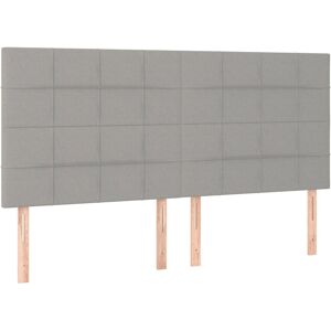 Maisonchic Verstellbares LED-Kopfteil - Modernes Grau Bettkopfteil Maisonchic Verstellbares LED-Kopfteil - Modernes Grau Bettkopfteil
