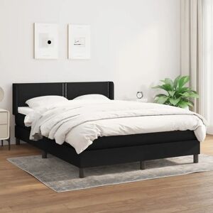 Cama negra 140x200 con colchón de muelles ensacados Maisonchic Cama negra 140x200 con colchón de muelles ensacados Maisonchic