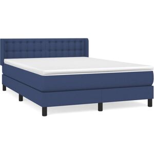 VidaXL 3129663 Lit - Bleu, 200x200 cm, design moderne VidaXL 3129663 Lit - Bleu, 200x200 cm, design moderne