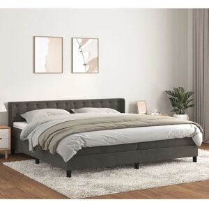 Maisonchic Donkergrijs Fluwelen Groot Bed - Bed Maisonchic Donkergrijs Fluwelen Groot Bed - Bed