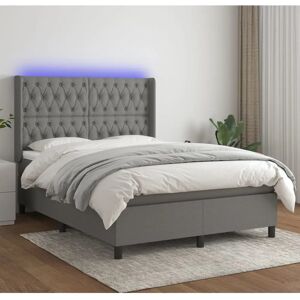 Maisonchic - Letto con Materasso e LED - 140x200cm Maisonchic - Letto con Materasso e LED - 140x200cm