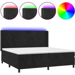 Marca MAISONCHIC Letto con Materasso e LED - 200x200 cm Marca MAISONCHIC Letto con Materasso e LED - 200x200 cm