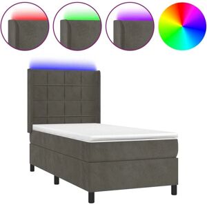 Maisonchic Modello 80x200cm Letto in Velluto con LED - Letto Maisonchic Modello 80x200cm Letto in Velluto con LED - Letto
