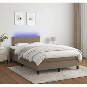 MAISONCHIC Bett mit Matratze & LED - Taupe - Bett MAISONCHIC Bett mit Matratze & LED - Taupe - Bett