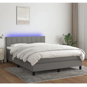 Cama MAISONCHIC con Colchón y Luces LED - Gris Oscuro - Cama Cama MAISONCHIC con Colchón y Luces LED - Gris Oscuro - Cama