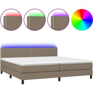 Boxspring vidaXL avec matelas & LED - Lit Boxspring vidaXL avec matelas & LED - Lit