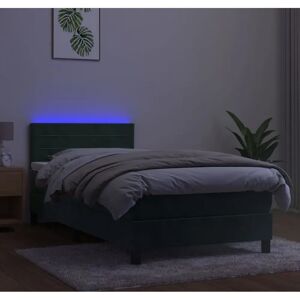 Maisonchic Bett - Samt Dunkelgrün - 90x200cm - Betttyp Maisonchic Bett - Samt Dunkelgrün - 90x200cm - Betttyp